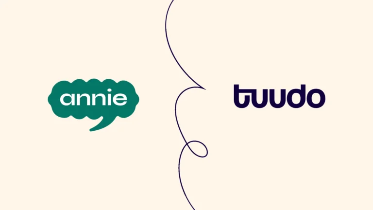 Annie Advisor ja Tuudo logot rinnakkain.