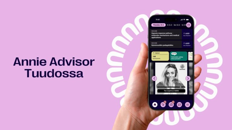 Annie Advisor Tuudossa – Entistä parempaa tukea opiskelijalle